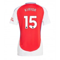 Camiseta Arsenal Jakub Kiwior #15 Primera Equipación Replica 2024-25 para mujer mangas cortas